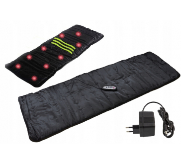 Vyhrievaný INFRA masážny matrac s 9 vibračnými bodmi